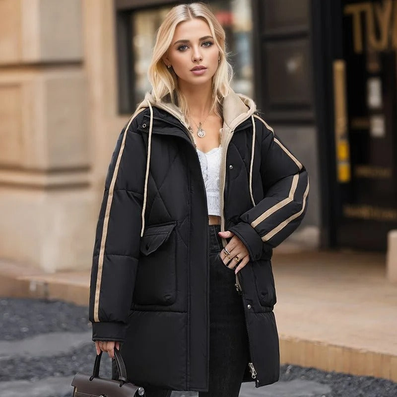 Campera dama Parka inflada Plumon